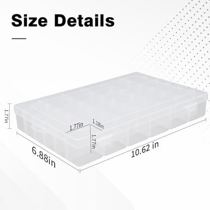 OALCQ 36 Grids Bead Organizer Box Tackle Box Organizers and Storage Rock Collection Boxes Plastic Organizer Boxes - size: 36 grids