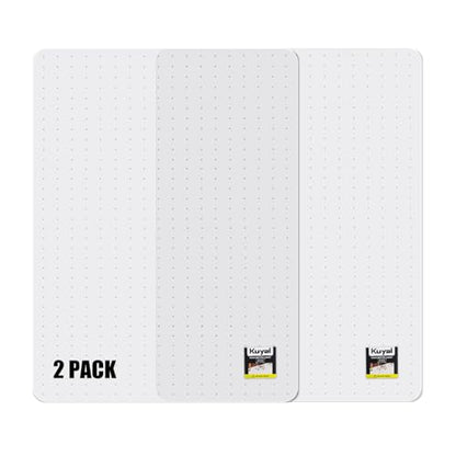 Kuyal Office Chair Mat for Carpet, 2 Pack 36x 48 Clear Heavy Duty Computer Chair Mat, Under Desk Protector Carpeted Floors Mat, Easy Chair Movement,Ship Flat - size: 36" X 48" 2Pack