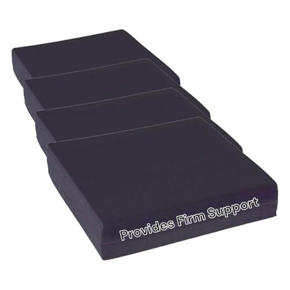 Essential Medical Supply Rehab 1 Cushion with Higher Density for Additional Support, 18 Inch X 16 Inch X 2 Inch (Pack of 4) - size: 18x16x2 Inch (Pack of 4)