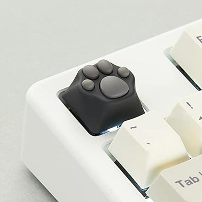SYA ZOMOPLUS Cute Keycaps,Novelty Cat-Claws Keycap 3D Model OEM Profile Keyboard Keycaps Custom Key Caps for Cherry MX Switches Mechanical Gaming Keyboard Catpaw ESC-Key Keycap(BlackGray1pcs) - color: BlackGray-1pcs