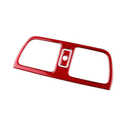 AIRSPEED for Subaru Impreza 2005 2006 2007 Center Air Vent Outlet Frame Cover Carbon Fiber Center Console Interior Trim Accessories, Red - color: Center Air Vent Red