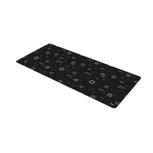 Pixio Mouse Pads - 36 x 16 inch XXL Celestial Black Multifunctional Large Desk Mats for Gaming, Office, Desktop Anti-Slip Waterproof Washable Computer Mouse Mat - color: Black Celestial
