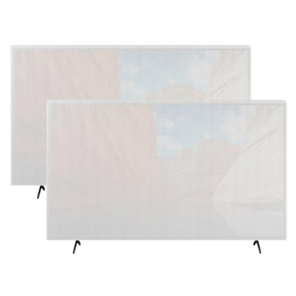 2 Pack Foam Flat Screen TV Cover for Moving Fits Up to 65''W x 36''H TV Display Screen Protector for Protection During House Moving, Storing, Painting or Home Renovation Packing Cushioning Supplies - size: 65'' x 36''-2Pack