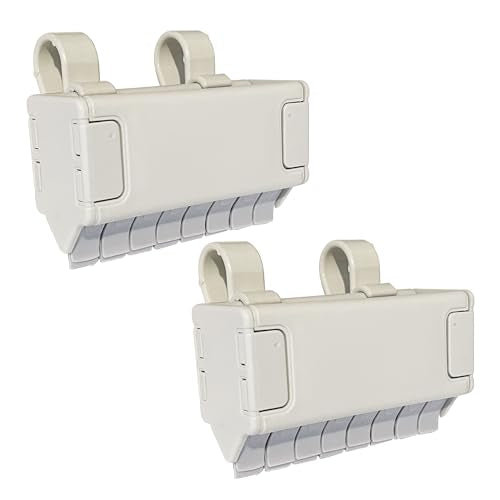 Easy To Use Products Pen Grip, Pencil Holder in Black (2 Pack White) - size: 2 Pack White