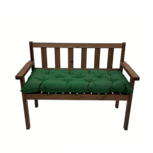 Waterproof Lounge Chair Cushions Swing Cushion for Outdoor Furniture, Indoor Outdoor Beach Cushion Thick Outdoor Garden Beach Seat 20 x 40 in, Green - color: Green