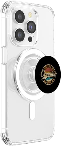 Worlds Best Creator | Vlogger Influencer | Blogger PopSockets PopGrip for MagSafe - style: Magnetic PopGrip