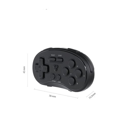 FANTECH EOS Mini Bluetooth Controller: Keychain Remote for Anki, PPT, Switch - color: Black