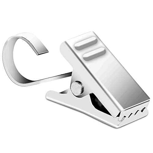 BIHRTC Pack of 25 Silver Curtain Clips Stainless Steel Curtain Rod Clips Lights Hangers Clips for Shower Home Decoration Photos Picture Arts Crafts Display Outdoor Activities Supplies - color: Silver