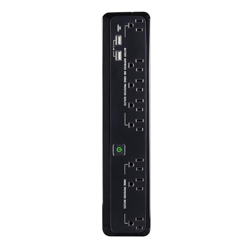 CyberPower SL700U Standby UPS Battery Backup and Surge Protector, 700VA/370W, 8 Outlets, Slim Profile, UL Certified - size: 700VA, style: Slim