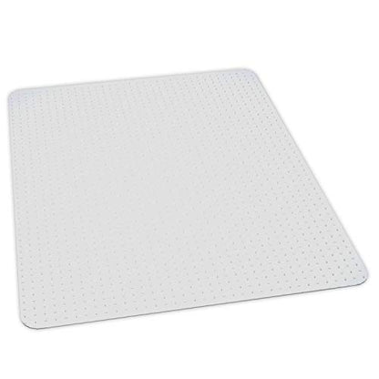 ES Robbins Extra High Pile Carpet ChairMat, Rectangle 60"x72" Beveled Edge - size: Rectangle, style: 60" x 72"