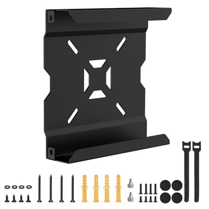 Mini PC VESA Mount for Lenovo ThinkCentre M720Q, M710Q, M715q, M900, M900x, M910Q, M73, M800z, M700, M700z, M600, 10M2,10M3, Wall & Under Desk Mount for Lenovo ThinkCentre Tiny Desktop Mini PC