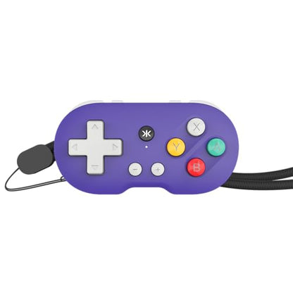 CRKD ATOM - Collectible Keychain Controller for Nintendo Switch, PC, Mac, Mobile and Smart TV (Retro Purple) - color: Retro Purple