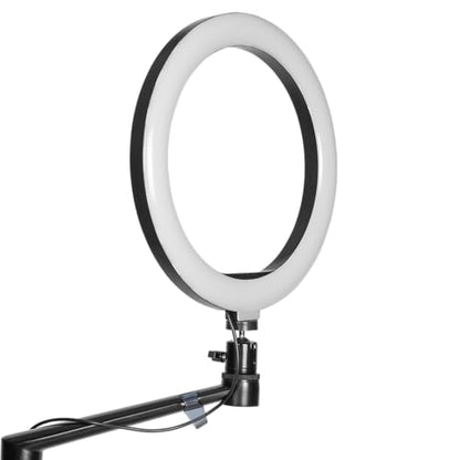 Gator Frameworks 5-in-1 Mobile Content Creator Streaming Stand with Wheeled Tripod Base – Includes Smartphone, Tablet, Laptop Clamps, Ring Light, and More! (GFW-STREAMSTAND-W) - style: Rolling Base
