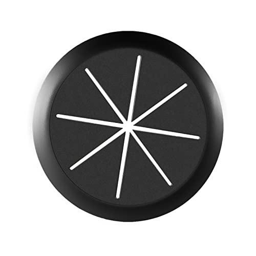 HYCC 2 Inch Desk Grommet Black, Desk Hole Cover for Cables, Flexible Cable Grommet - 5 Pack - color: Black, size: 2 Inch-Black