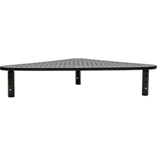 Tripp Lite Computer Monitor Stand, Corner Desk Monitor Stand for L Shaped Desk, Adjustable Height, 12 x 20 in., Metal, Black (MR1220M) - style: Triangular 12 x 20 in.