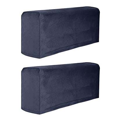1 Pair Stretch Couch Arm Cove-r, Sofa Armrest Cove-r, Elastic Ant-i-Slip Couch Protec-t Slipcovers for Recliner Armchair