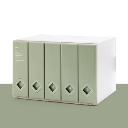 CD Case, 120 Capacity CD/DVD Case Holders Wallet Hard Plastic DVD Disc Cases Storage Binder for Car Home Office Travel (1, 120 Capacity Green) - color: 120 Capacity Green