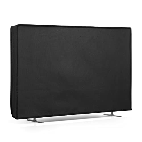 kwmobile Indoor 24" TV Cover – Television Dust Cover Screen Protector – TV Screen Dust Protection – Synthetic Fabric Black - color: black, size: 24" TV