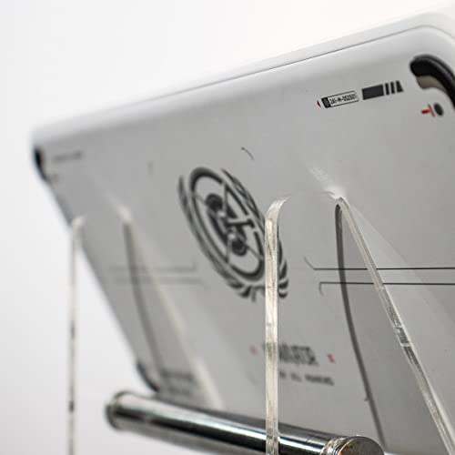 Sumgsn Keyboard Display Stand, Keyboard Storage Stand, Keyboard Holder, White Transparent Acrylic Stand for Two Mechanical Keyboard - color: White