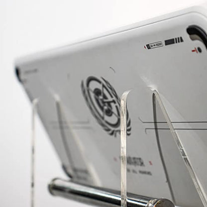 Sumgsn Keyboard Display Stand, Keyboard Storage Stand, Keyboard Holder, White Transparent Acrylic Stand for Two Mechanical Keyboard - color: White
