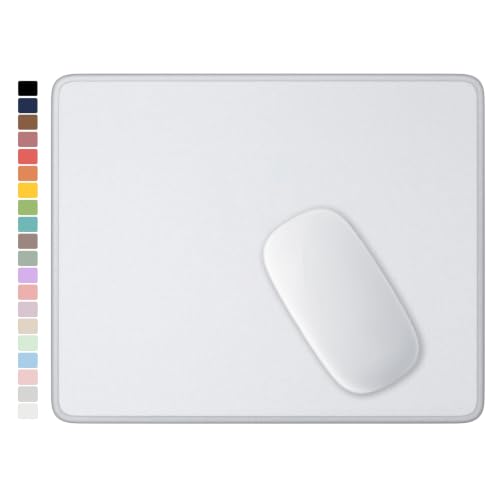 Hsurbtra Mouse Pad, Premium-Textured Square Mousepad 10.2 x 8.3 Inch, Stitched Edge Anti-Slip Waterproof Rubber Pretty Cute Computer Mat for Office Gaming Laptop Women Kids Space Gray - color: Space Gray, size: Square Mousepad (10.2" x 8.3")
