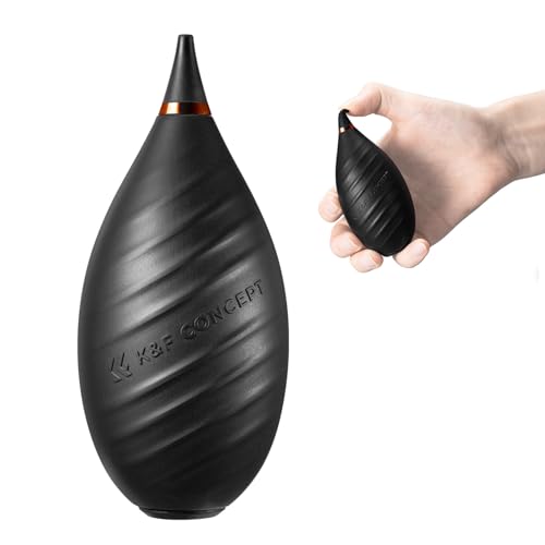 K&F Concept Soft Tip Air Blower Rubber Bulb Air Pump Dust Blower | Strong airflow and safe silicone won't scratch lenses. Compact, portable and versatile for multiple devices