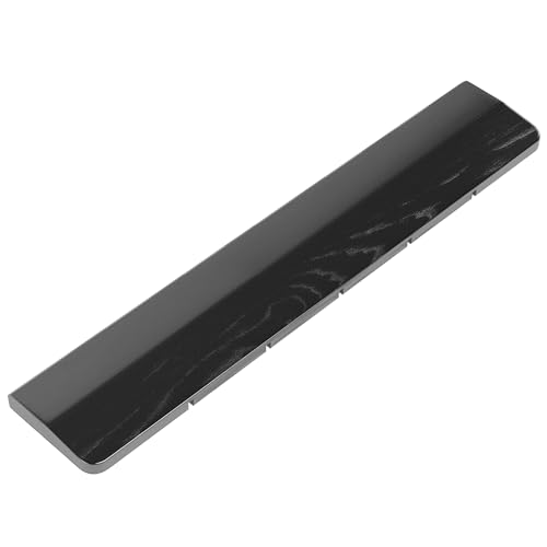 Faluber Wooden Wrist Rest Black Lacquered, 17.3-inch Length and 20mm Thickness for Fullsize Keyboard, Ergonomic Palm Rest for Mechanical Keyboard, Stain Resistant (Fullsize-440mm, Black Lacquered) - color: Black Lacquered, size: Large