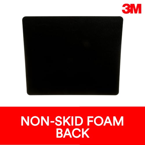 3M Precise Mouse Pad Enhances the Precision of Optical Mice at Fast Speeds, Easy to Clean, Stays in Place, 9 in x 8 in (MP114-BSD1) - size: 8L x 9W inches