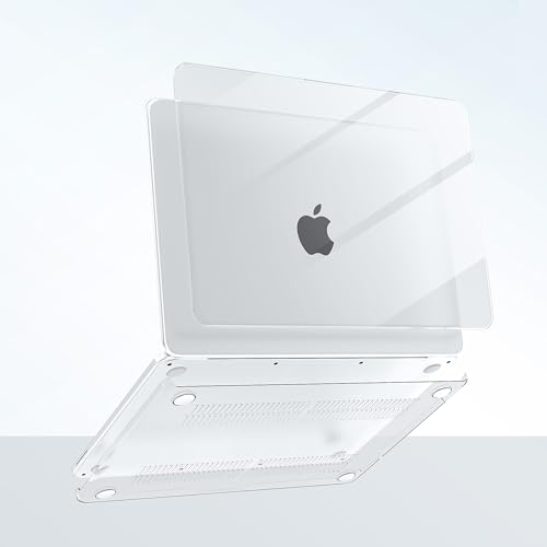 G JGOO Compatible with MacBook Neo Case 13 inch 2026 Release Model A3404 with A18 Pro Chip, Slim Protective Plastic Hard Shell for Mac Neo Case with Keyboard Cover & Screen Protector, Crystal Clear - color: Crystal Clear