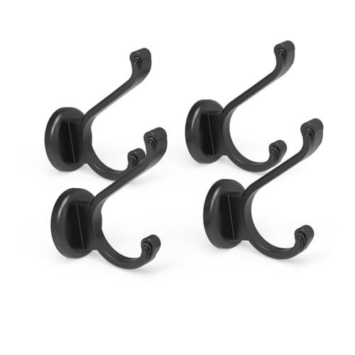 Ant Mag Magnetic Hooks Heavy Duty 140lbs Neodymium Magnet Wall Hooks for Hanging Coats Robes Backpacks Bags Hats Keys Mugs Cups Towels Pack of 4 - size: D1.65in Style1 4 Pack