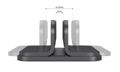 JOKItech Aluminum Laptop Vertical Stand Organizer, Sturdy Laptop Computer Holder Desktop Stand Compatible with new Retina Apple MacBook Pro/Air/Neo, Mac mini & iPad Pro - Black - color: Black