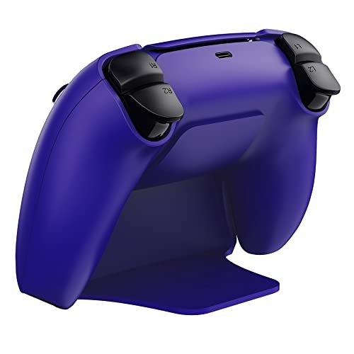 PlayVital Controller Display Stand for ps5, Gamepad Accessories Desk Holder for ps5 Controller with Rubber Pads - Galactic Purple - color: Galactic Purple