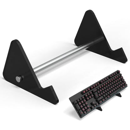Black Keyboard Stands 1-Tier, Mechanical Keyboard Acrylic Display Stand, Holder Stand for Gaming Keyboards - color: Black