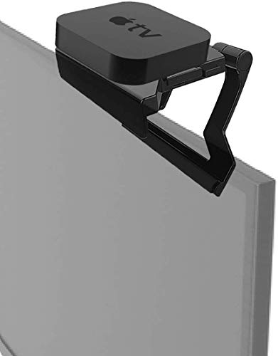 Mount Plus MP-APM-03-01 Top Shelf TV 5-inch Wide Flat Panel Adjustable Clip Mount Holder for Streaming Device, Media Boxes, Speakers and Mount Made for Apple TV (2 Pack 5 Inch) - color: 2 Pack 5 Inch