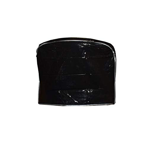 Betty Dain Salon Chair Cover, Protects Spa/Salon Chair Upholstery from Stains, Chemicals, Moisture, and Wear, Round, Fits Most Salon Chairs, Durable Vinyl, Black (Pack of 2) - size: 2 Pack, style: Round