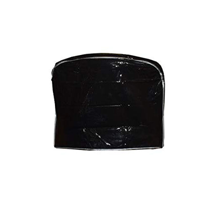 Betty Dain Salon Chair Cover, Protects Spa/Salon Chair Upholstery from Stains, Chemicals, Moisture, and Wear, Round, Fits Most Salon Chairs, Durable Vinyl, Black (Pack of 2) - size: 2 Pack, style: Round