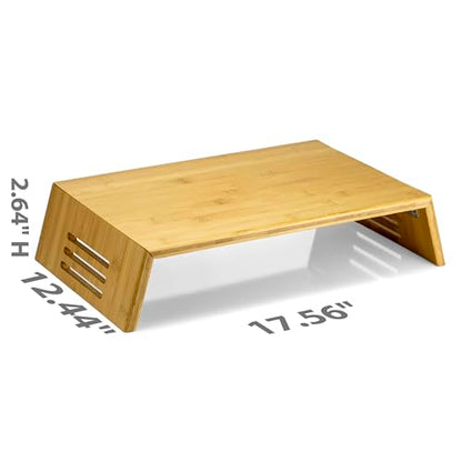 Achieva Bamboo Monitor Stand (71008)