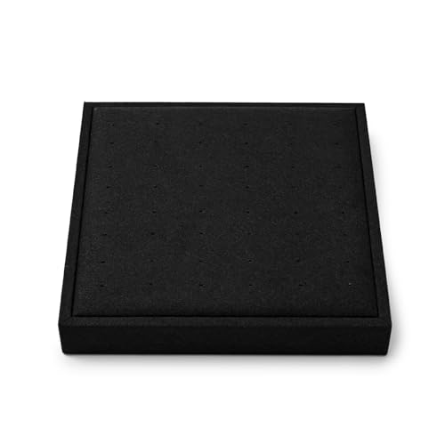Oirlv Black Microfiber Jewelry Stud Earring Tray Display Tray Interchangeable Modular Jewelry Tray - style: P13706