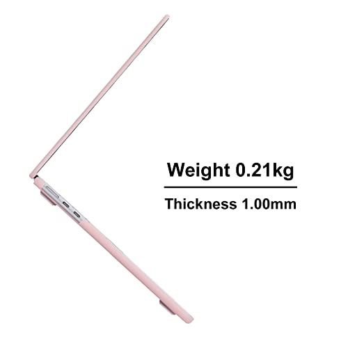 EooCoo Case Compatible with MacBook Air 13 inch M5 2026-2022 Release M4 M3 M2 A3449 A3240 A3113 A2681, Hard Shell&Keyboard Skin Cover&Screen Protector for Mac Air 13.6 inch, Matte Dusty Pink - color: Matte Dusty Pink