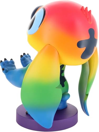 Exquisite Gaming Cable Guys Stitch Phone Holder & Gaming Controller Stand - Lilo & Stitch Rainbow Figure