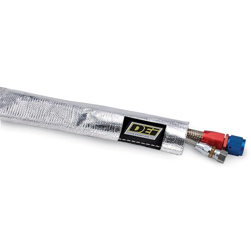 DEI Heat Sheath Aluminized Heat Sleeve 1-1/2" ID x 3 ft Heat Protection - size: 1-1/2" I.D.