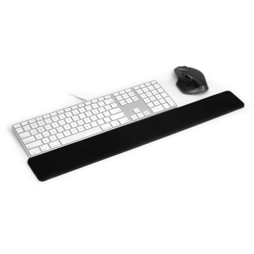 GRIFITI Slim Wrist Pad 24" x 4" x 0.375" Inch Extra Long Soft Profile Keyboard & Mousepad Wrists Rest for 1/4 Inch Thick Keyboard with Trackpad or Mouse Ergonomic Support - size: Slim Wrist Pad 24 x 4 x 0.375 inches