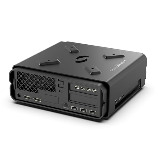HumanCentric Dual VESA Sleeve Compatible with HP Z2 G9 Mini PC, VESA Mount Bracket for Monitor Arm and Monitor, Under Desk or Wall Mount