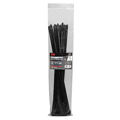 TR Industrial Ultra Heavy Duty Multi-Purpose UV Cable Ties (22.8") - size: 22.8"