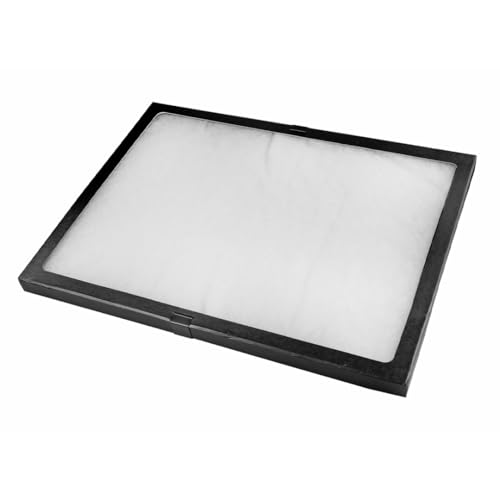 SE Glass Top Display Box - JT9212 - size: 16” x 12” x ¾"
