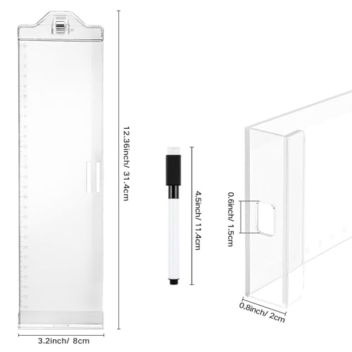 Monitor Memo Boards for Computer, Whole Transparent 2 Pack (Left & Right) Multifunction Acrylic Screen Message Reminder Pad Side Panel Phone Holder Organizer for Office Desktop, with Pen & Sticky Note - style: Left + Right