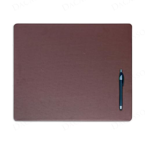Dacasso Leatherette Conference Pads - color: Chocolate Brown, size: 17" x 14"