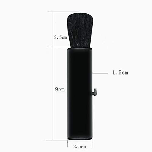 Laptop Keyboard Cleaning Brush,Nanxudyj Sliding Portable Notebook Keyboard Brush Used, for Computers, Mobile Phones,Cameras,car interiors,Home and Office Supplies etc. (2 Packs) - color: Black