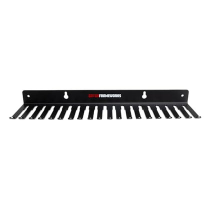 Gator Frameworks Wall Mountable Cable Hanger and Organizer with 19 Cable Slots, Ranges from 5-9mm Spaces (GFW-CABLEHANGER) - style: (19) Cable Slots