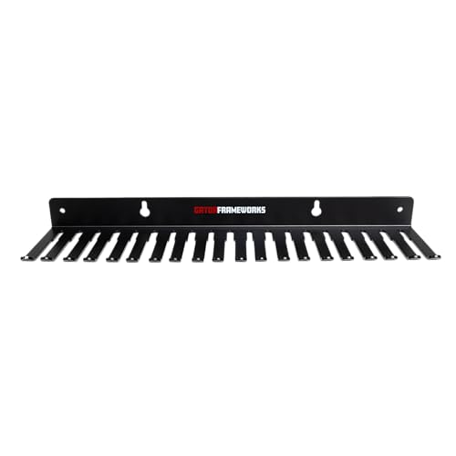 Gator Frameworks Wall Mountable Cable Hanger and Organizer with 19 Cable Slots, Ranges from 5-9mm Spaces (GFW-CABLEHANGER) - style: (19) Cable Slots